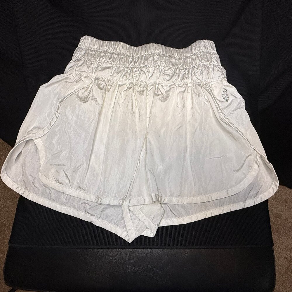 FP Movement Shorts Womens Small Elastic Paperbag Waist; Workout-Gym-Yoga